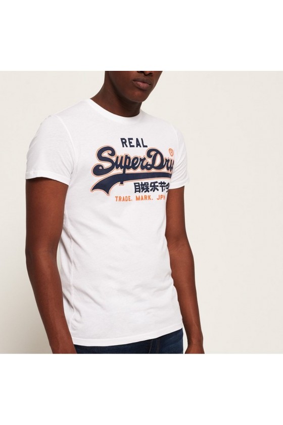 T shirt Superdry manches courtes homme vintage logo lite entry Optic