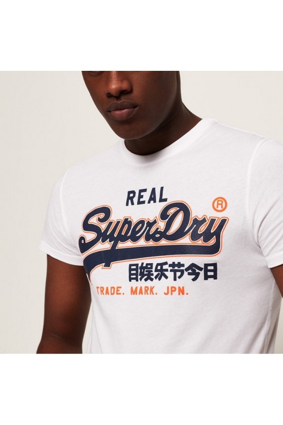 T shirt Superdry manches courtes homme vintage logo lite entry Optic