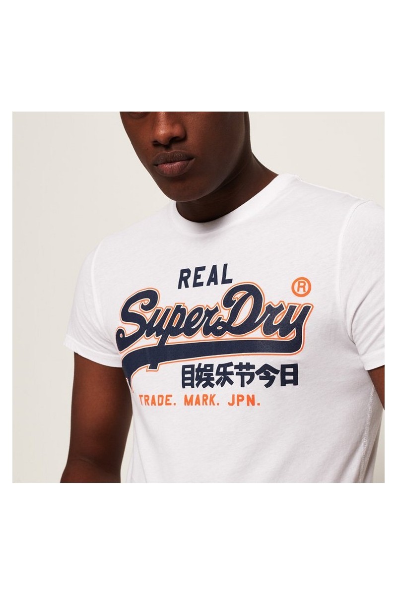 T shirt Superdry manches courtes homme vintage logo lite entry Optic