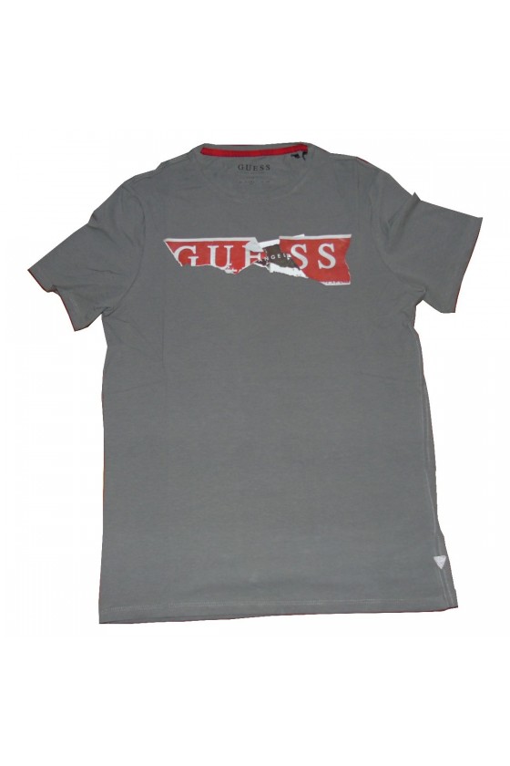 T shirt Guess homme manches courtes M84I34-TXDG Gris