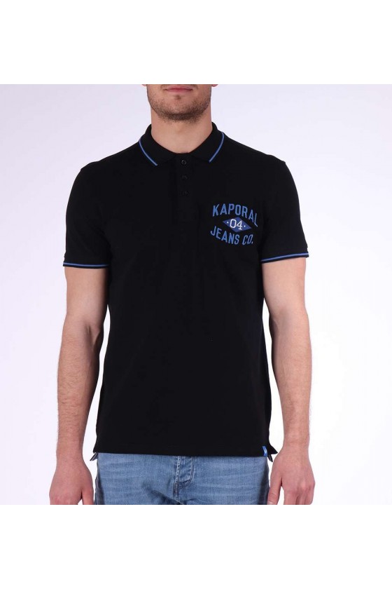 Polo Kaporal manches courtes homme POLUX Black