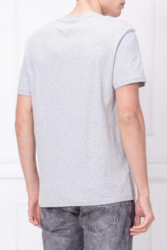 T shirt manches courtes Tommy jeans homme essential split box DM0DM05549 gris