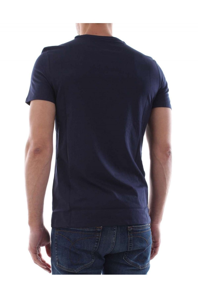 T shirt manches courtes Guess homme M91I29-G720 Bleu marine