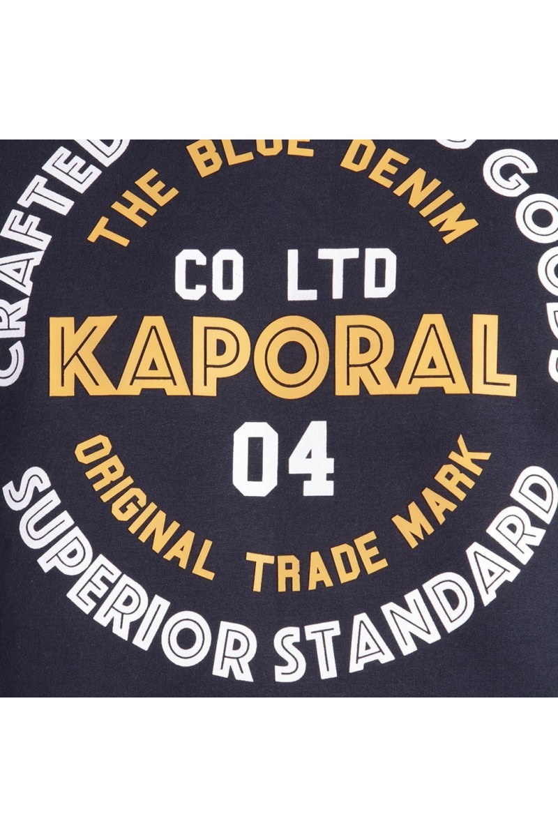 Sweat à capuche Kaporal homme Goslo bleu