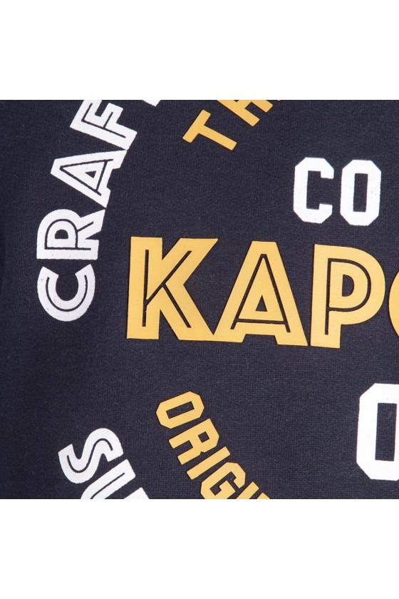 Sweat à capuche Kaporal homme Goslo bleu