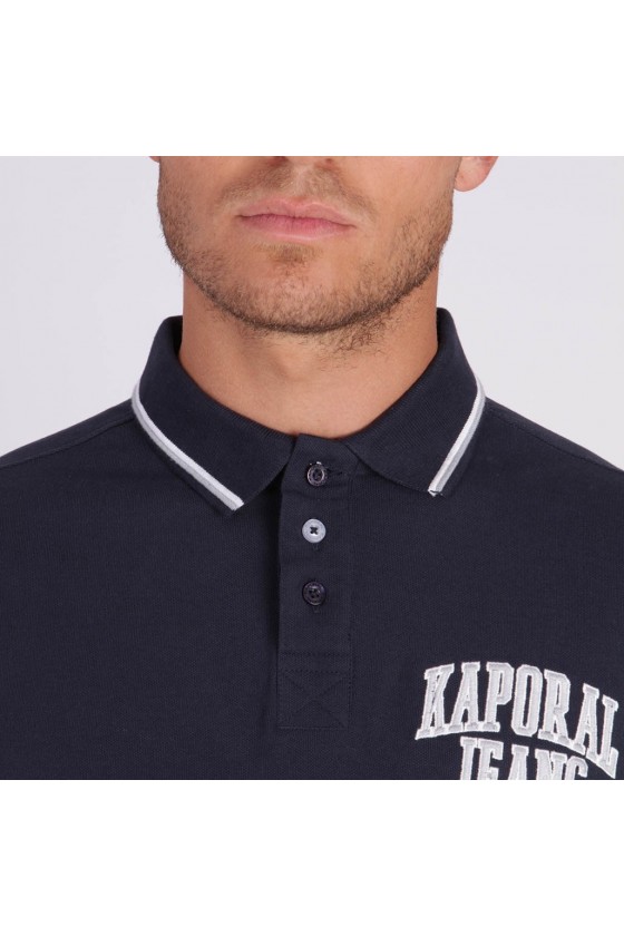 Polo Kaporal manches courtes homme Olix bleu