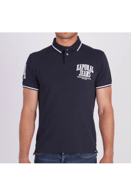 Polo Kaporal manches courtes homme Olix bleu