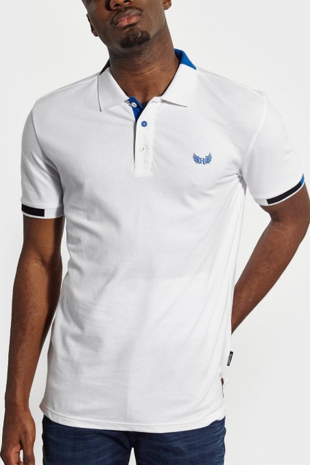 Polo Kaporal manches courtes homme Modu White