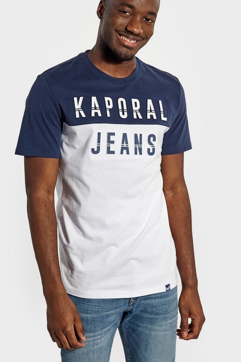 T shirt Kaporal manches courtes homme TONIO White