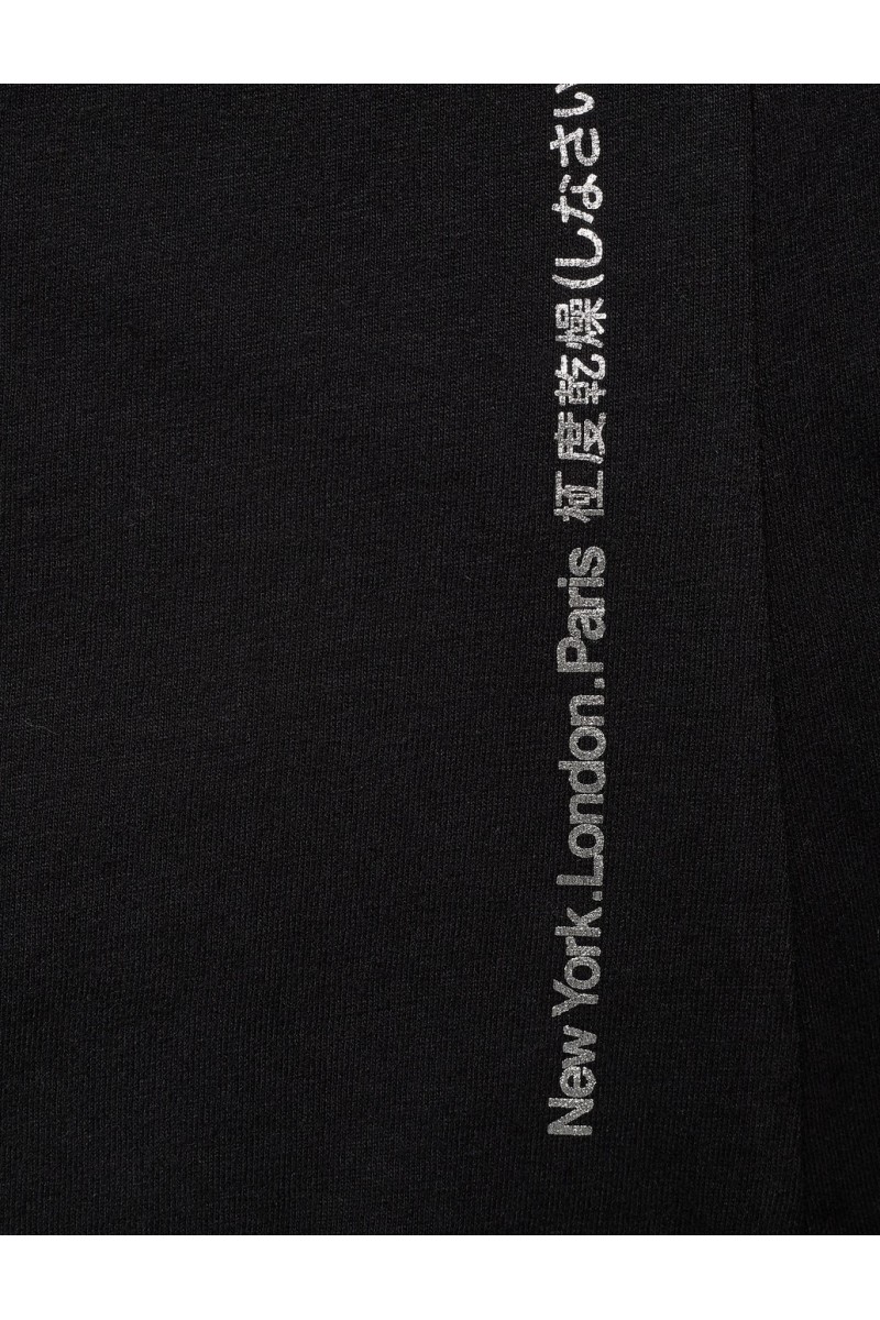 T shirt Superdry manches courtes femme Brodé Premium Brand Noir