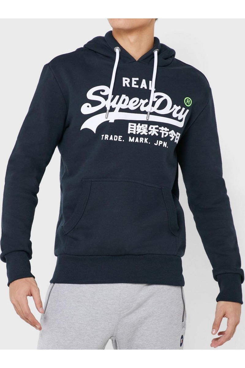 Sweat a capuche Superdy homme VL Hood M2000131A Bleu