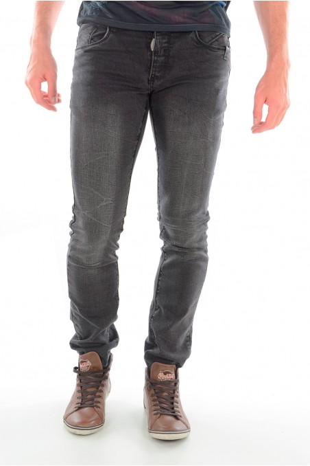 Jeans Homme slim BIAGGIO JEANS DUKROM GREY