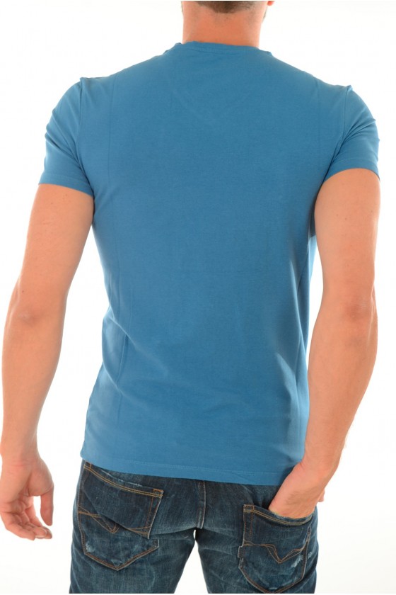 T shirt Guess Homme manches courtes M43I02 Bleu