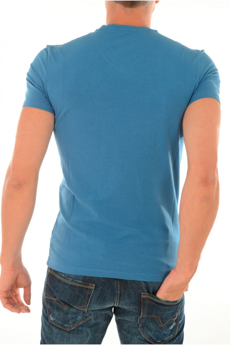 T shirt Guess Homme manches courtes M43I02 Bleu