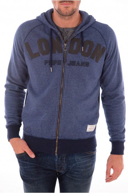 Veste Zippee PEPE JEANS Homme PM580625 JORDAN Bleu