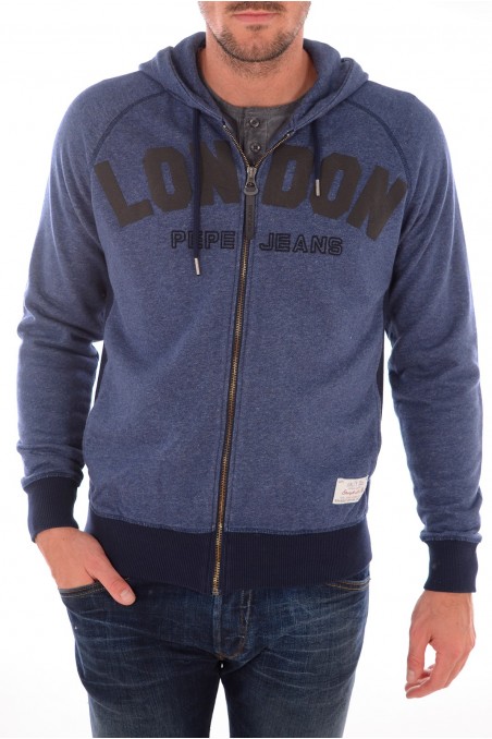 Veste Zippée PEPE JEANS Homme PM580625 JORDAN Bleu