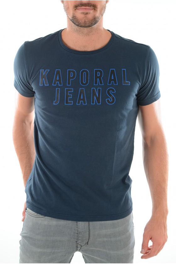 Tee shirt KAPORAL 5 Homme manches courtes HOOPY BLUE NIGHT