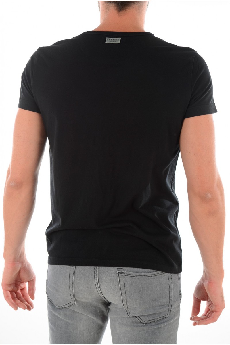 Tee shirt KAPORAL 5 Homme manches courtes BRONX BLACK