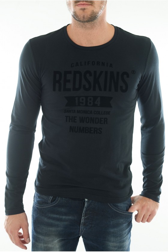 Tee shirt manches longues Homme REDSKINS ARVEL CALDER NOIR