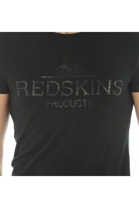 Tee shirt manches courtes Homme REDSKINS PANTHER CLADER NOIR