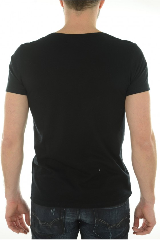 Tee shirt manches courtes Homme Kaporal KURT Noir