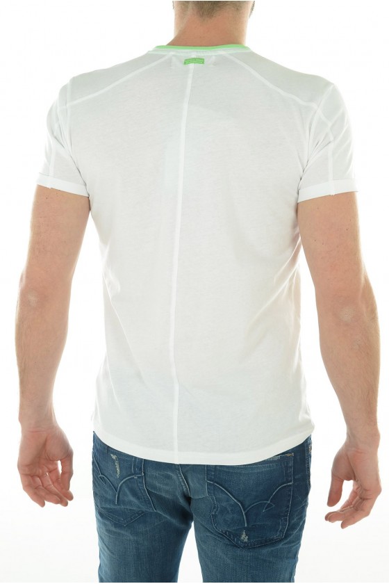 Tee shirt manches courtes Homme Kaporal HOOPY M11 blanc