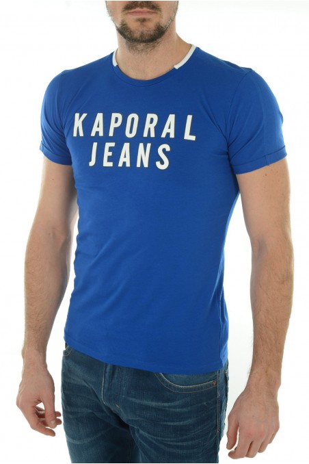 Tee shirt manches courtes Homme Kaporal HOOPY M11 BLEU