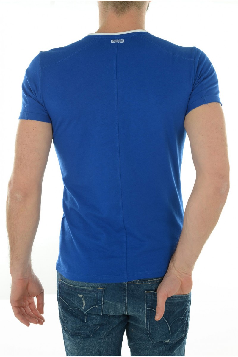 Tee shirt manches courtes Homme Kaporal HOOPY M11 BLEU