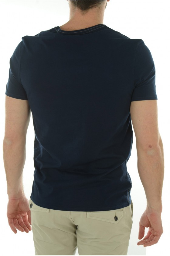 Tee shirt Guess Homme manches courtes M44I18I3Z00 G720 Bleu foncé