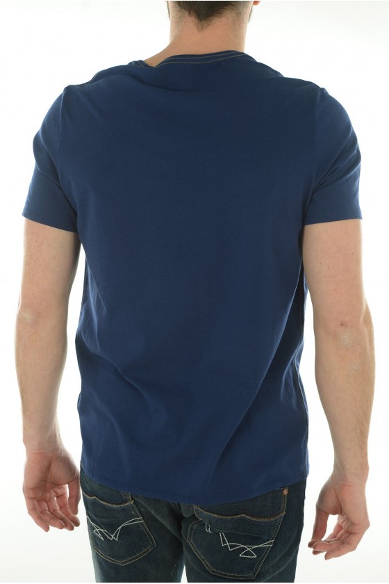 Tee shirt Guess Homme manches courtes M44I18I3Z00 G718 Bleu marine