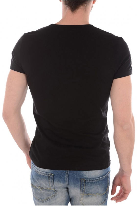 Tee shirt Emporio Armani Homme manches courtes 5P712 Noir