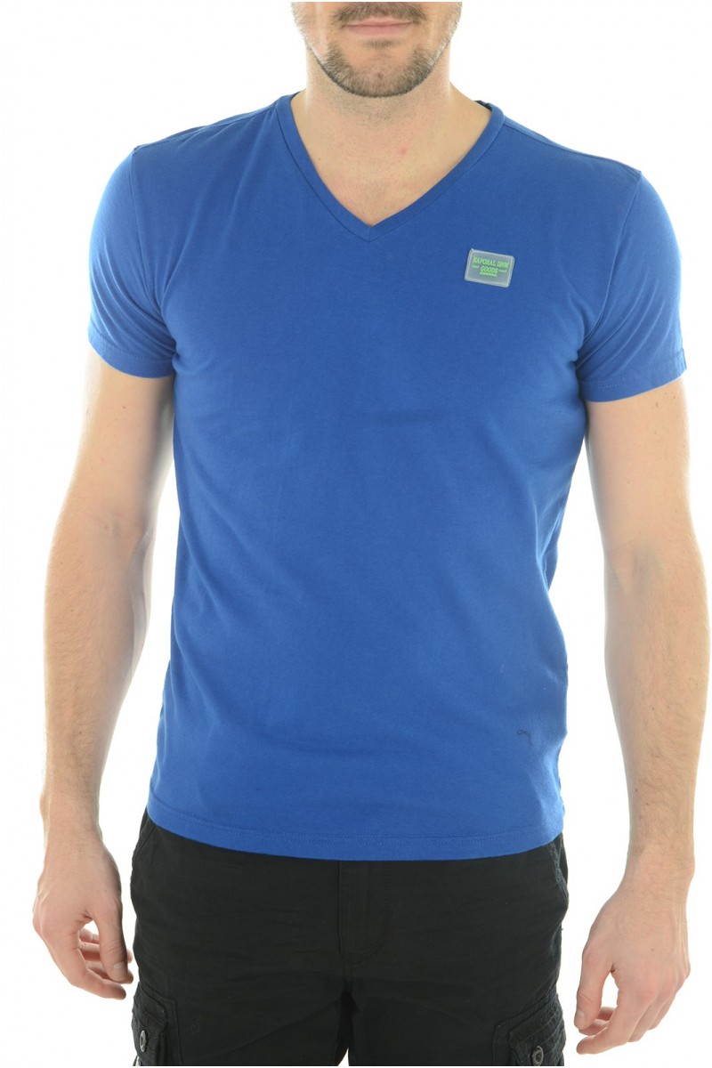 Tee shirt KAPORAL homme manches courtes KORP Bleu roi