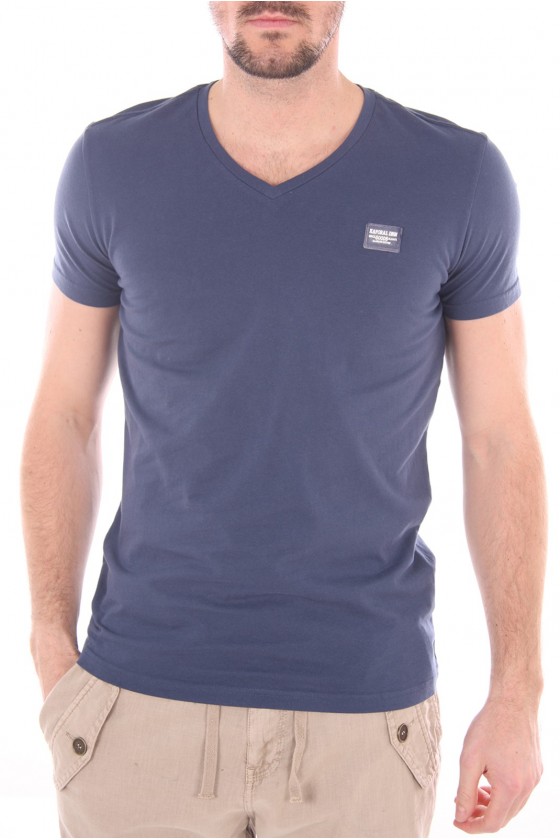 Tee shirt KAPORAL homme manches courtes KORP Bleu marine