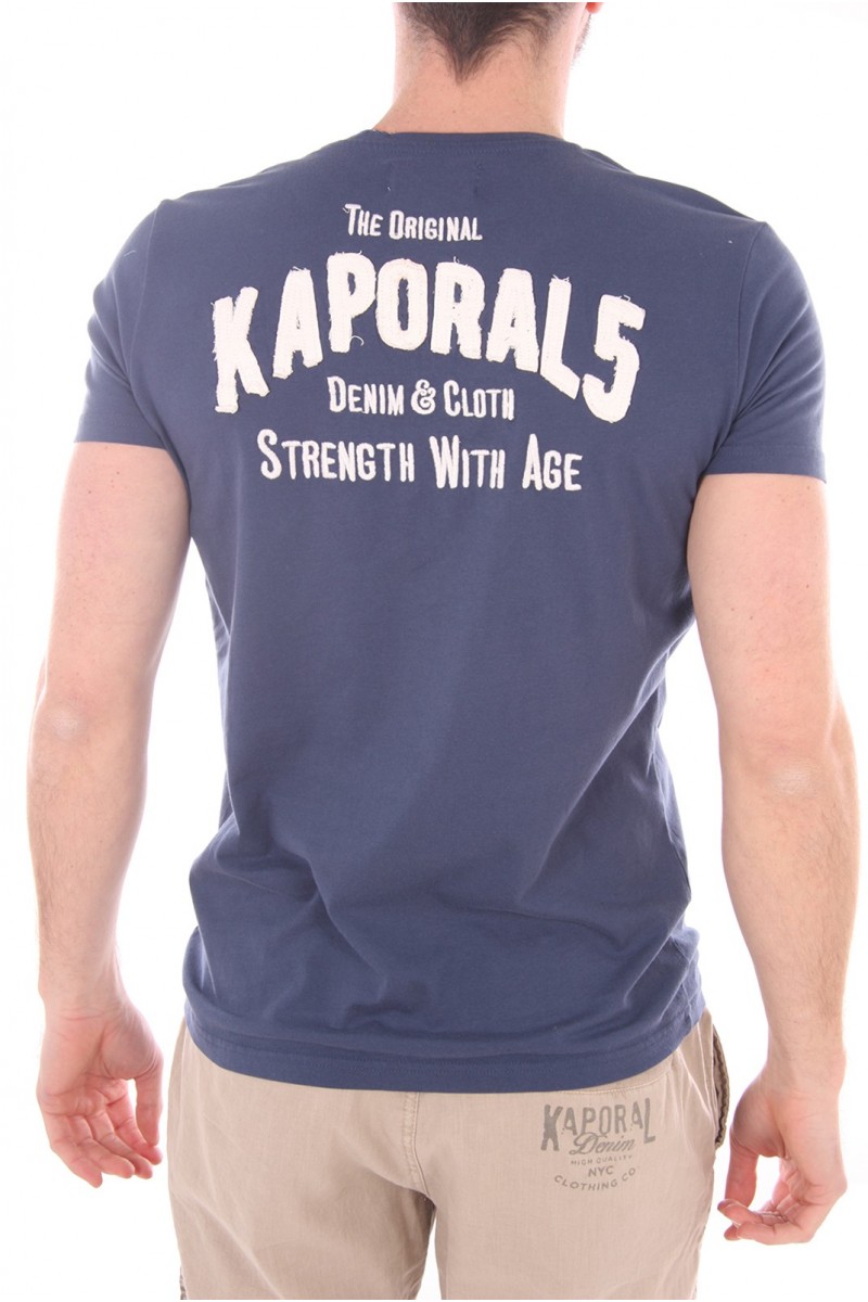 Tee shirt KAPORAL homme manches courtes KORP Bleu marine