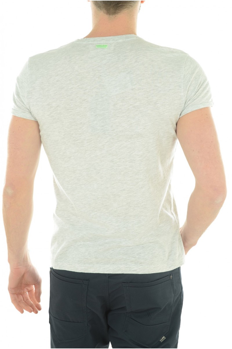 Tee shirt Kaporal Homme manches courtes KELOU Gris