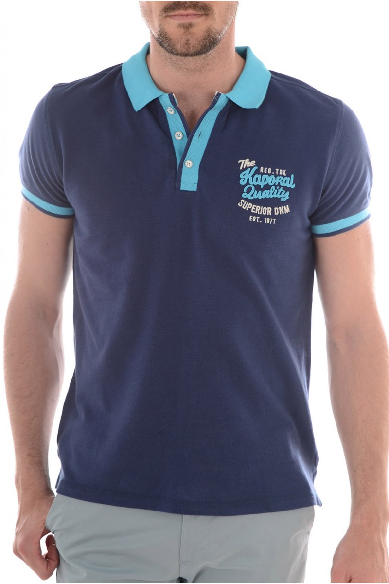 Polo Kaporal Homme manches courtes KADY Bleu