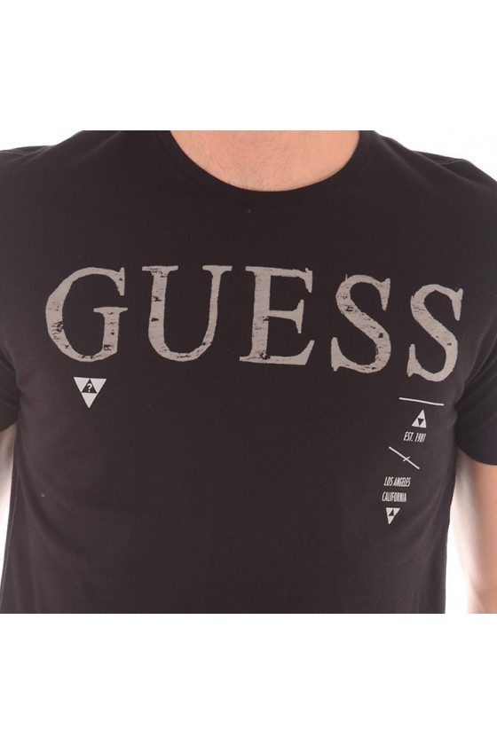 Tee shirt Guess manches courtes homme M53I05 Noir