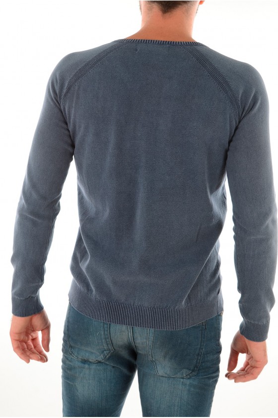 Pull KAPORAL 5 homme Merle Bleu