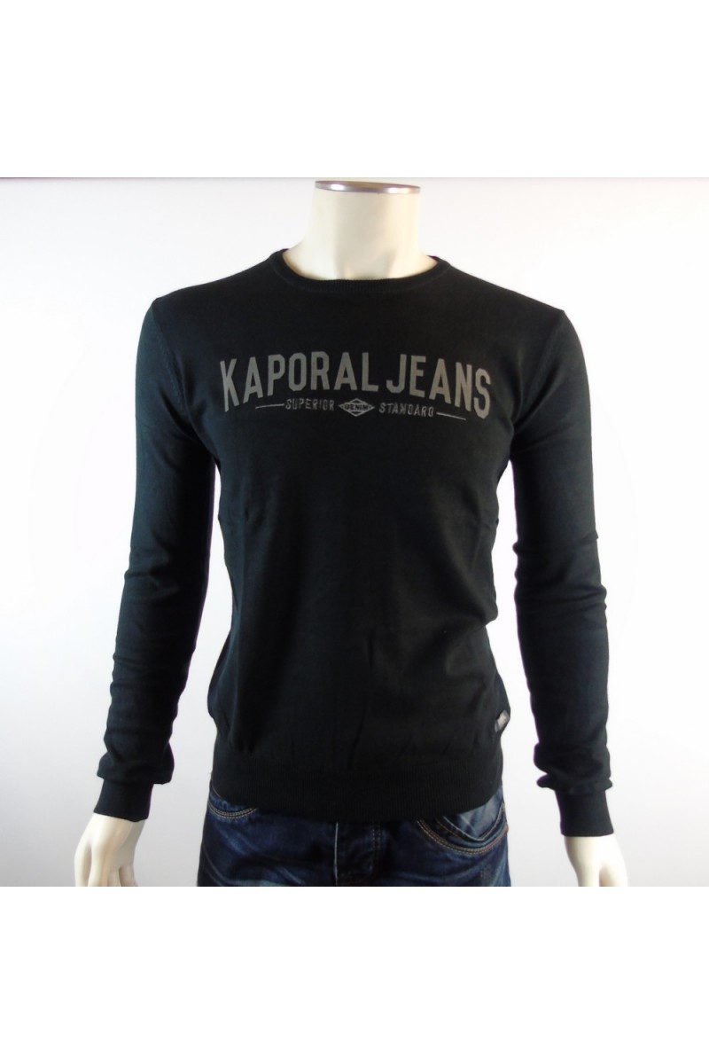 Pull fin Kaporal Homme Logoté Wipo noir