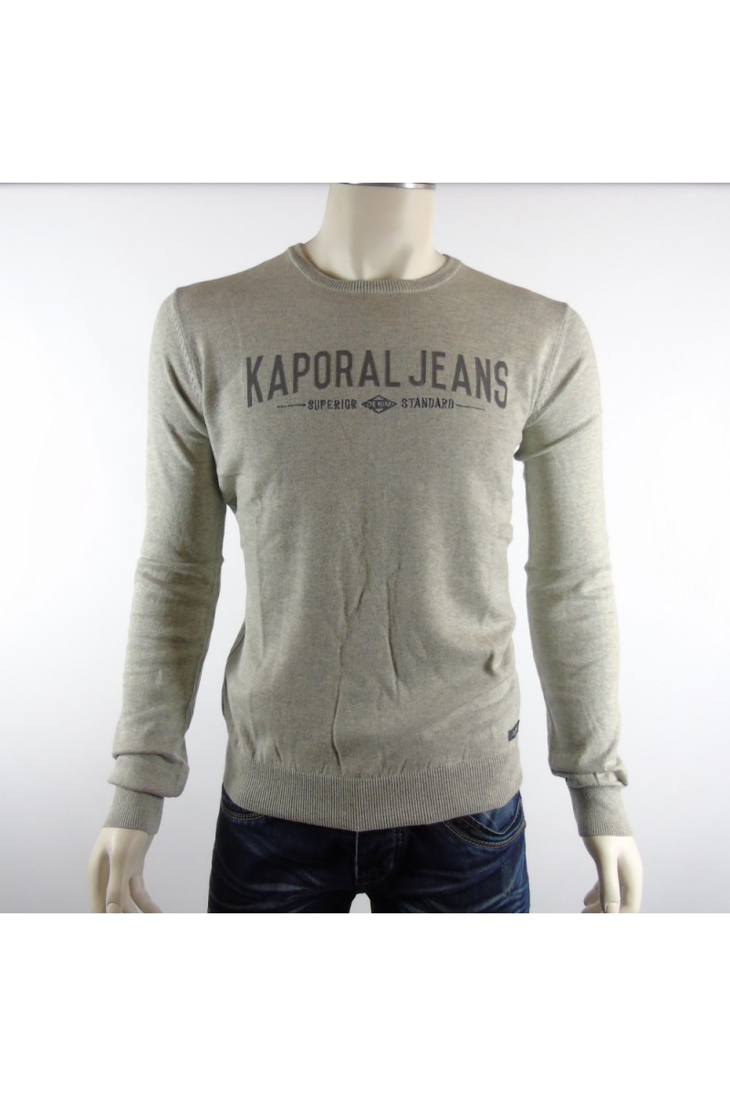 Pull fin Kaporal Homme Logoté Wipo Gris