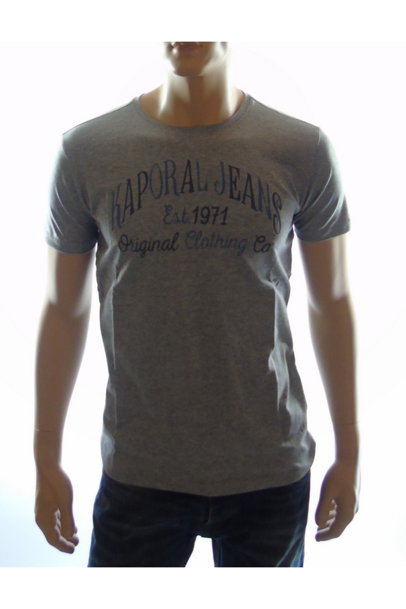 Tee shirt Kaporal 5 Homme manches courtes ZOREV Gris