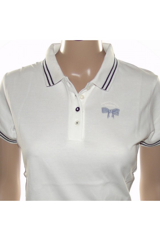 Polo Kaporal Femme manches courtes ROSY blanc