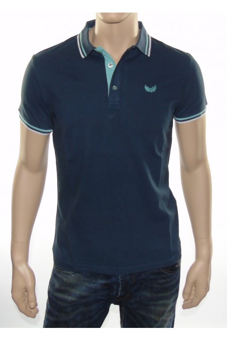 Polo Kaporal Homme manches courtes BASOC Bleu