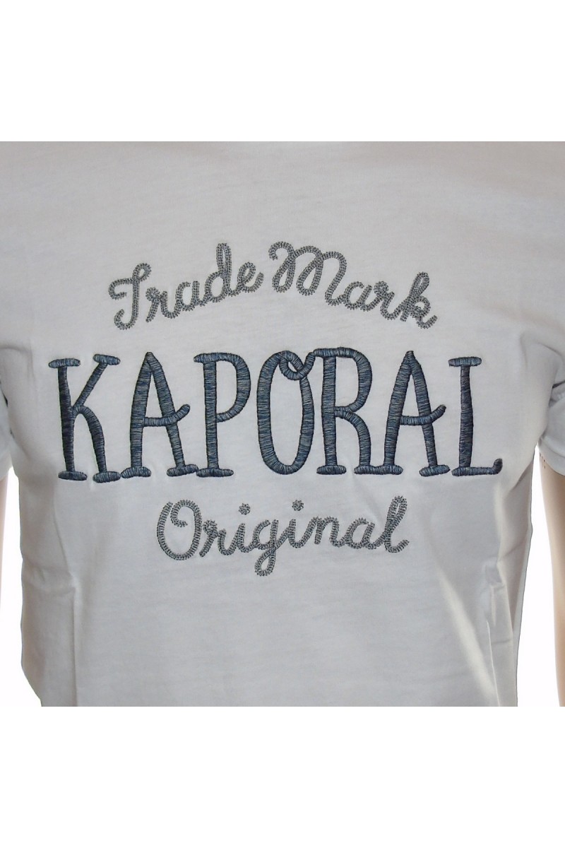 Tee shirt Kaporal Homme manches courtes POOL blanc