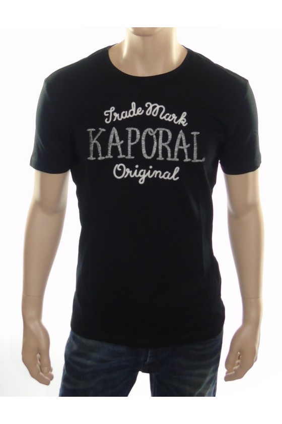 Tee shirt Kaporal Homme manches courtes POOL noir