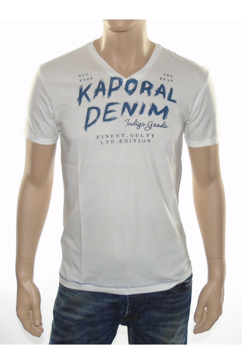 Tee shirt kaporal Homme manches courtes PROKI blanc