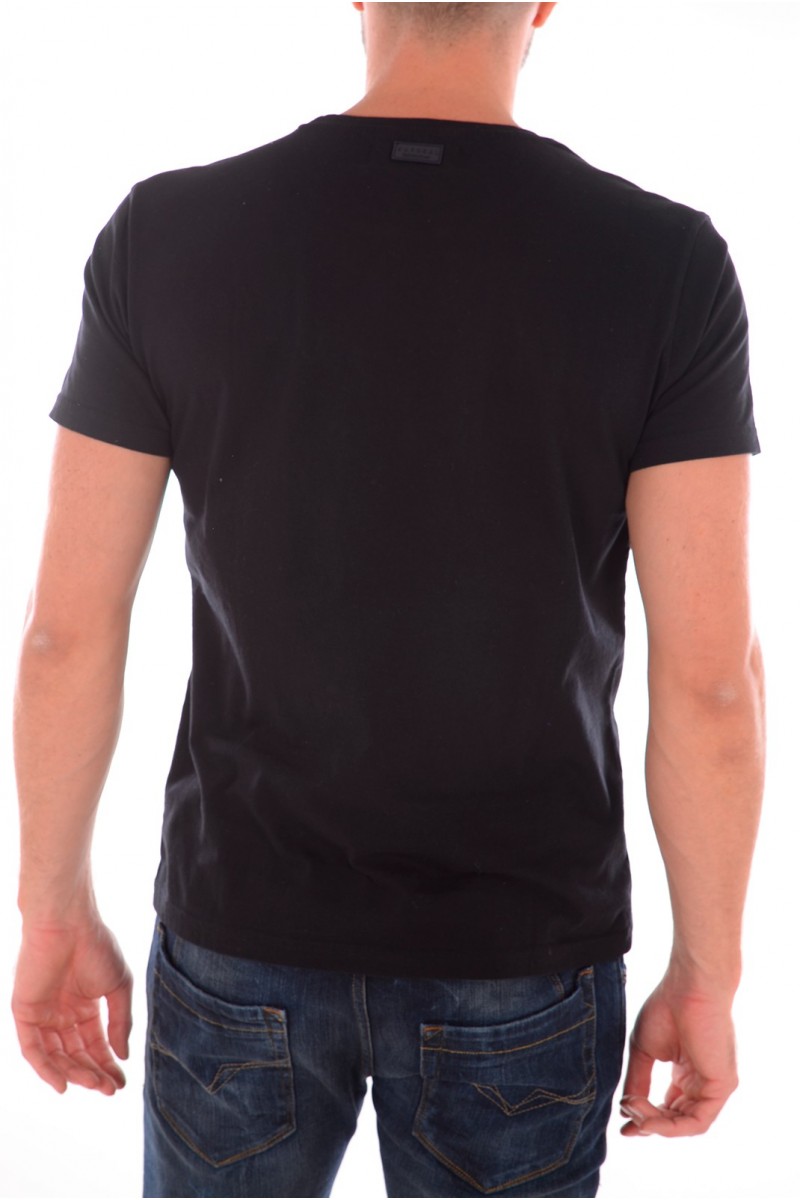 TEE SHIRT KAPORAL 5 HOMME MANCHES COURTES HOOPY NOIR