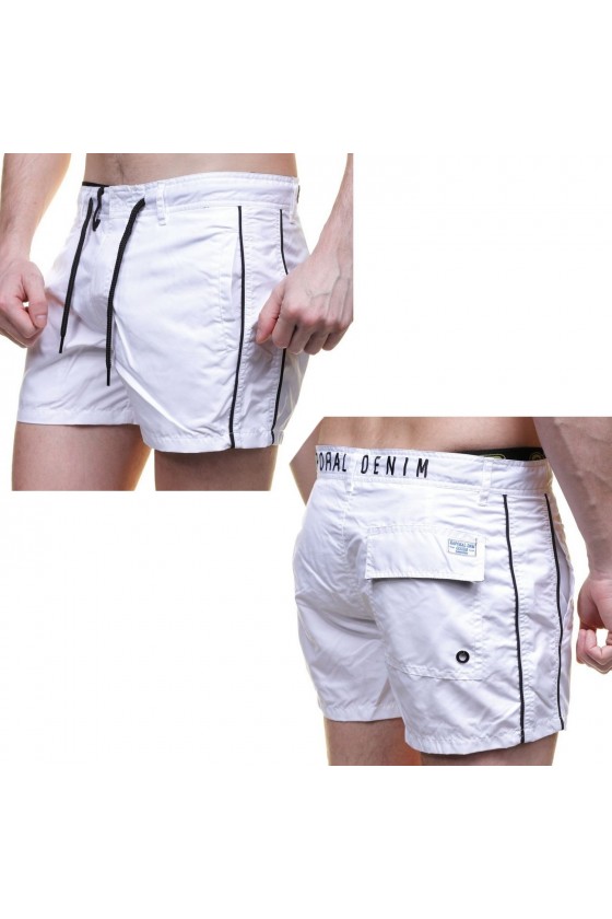 Short de bain kaporal Homme STOCK blanc