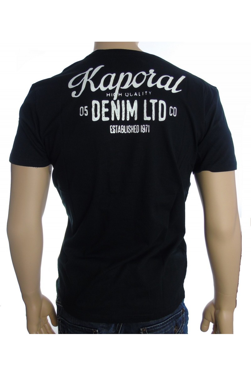 T shirt kaporal homme manches courtes LORDI noir