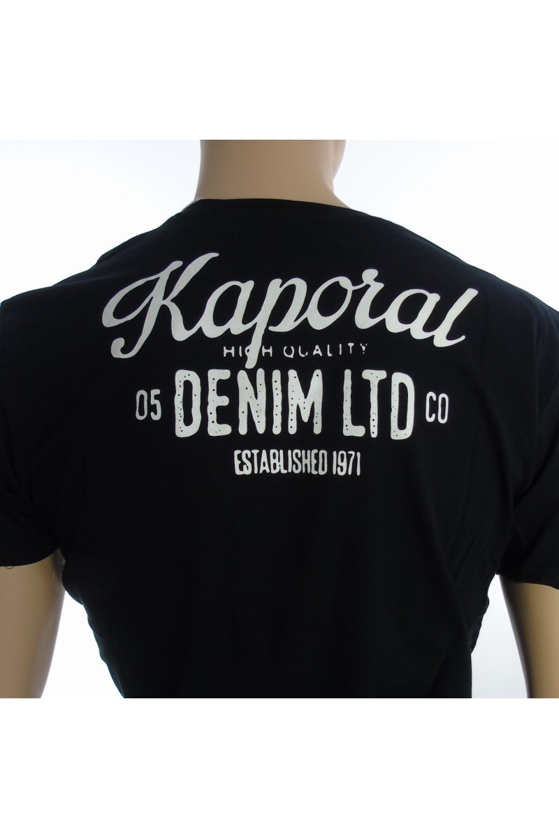 T shirt kaporal homme manches courtes LORDI noir